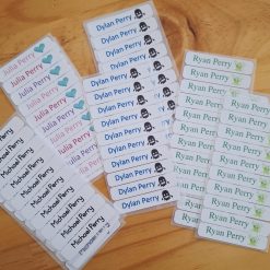 IRON ON CLOTHING LABELS
