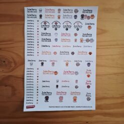 THEMED STICKER SHEET