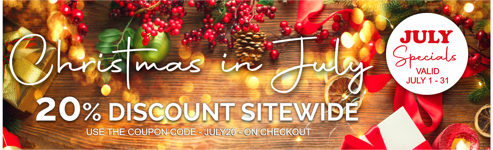 CHRISTMAS IN JULY 2026 WEB BANNER